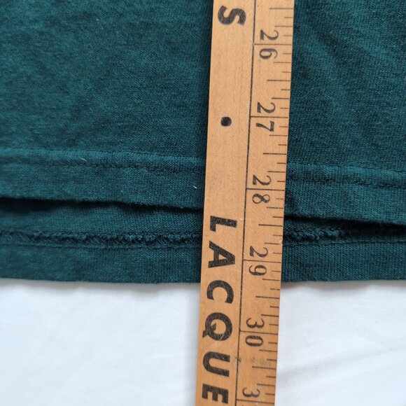 Levi's Vintage Long Sleeve Polo Relaxed Off-White/Dark Green, Large - Picture 7 of 7